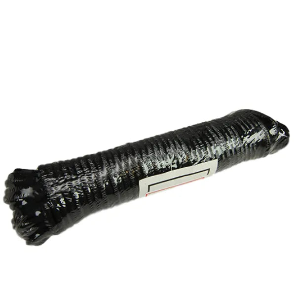 100' Black Sash Cord - 1/4"