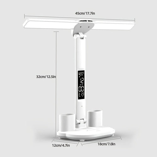 2 Heads 180 Rotate Foldable Eye Protection Desktop Reading Night Lights