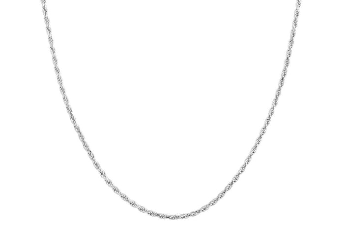 20 Inch Sterling Silver Rope Chain