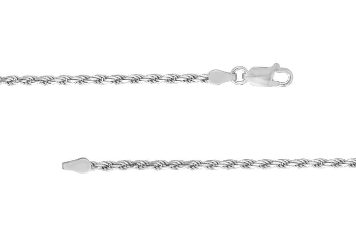 20 Inch Sterling Silver Rope Chain