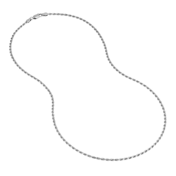20 Inch Sterling Silver Rope Chain
