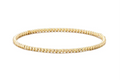 3-5mm Gold Beaded Stretchy Bracelet