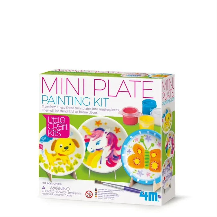 4M - Little Craft Mini Plates Painting Kit