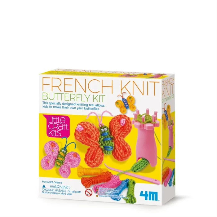 4M - Little Craft Spool Knit Butterflies Kit
