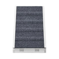 Dog Ramp Adjustable Height Foldable 70cm White