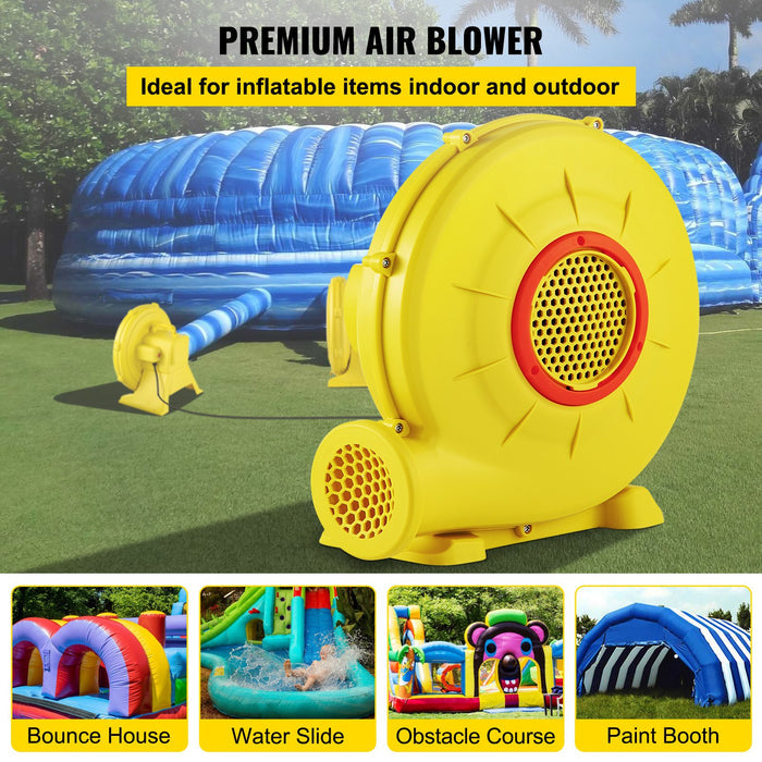 Air Blower Pump Fan 450W 0.6HP for Inflatable Bounce House Bouncy