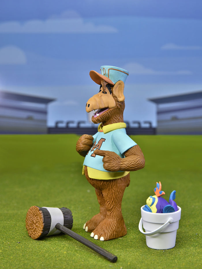 ALF Toony Classics Baseball Action Figure 6” Scale with Accessories Brown