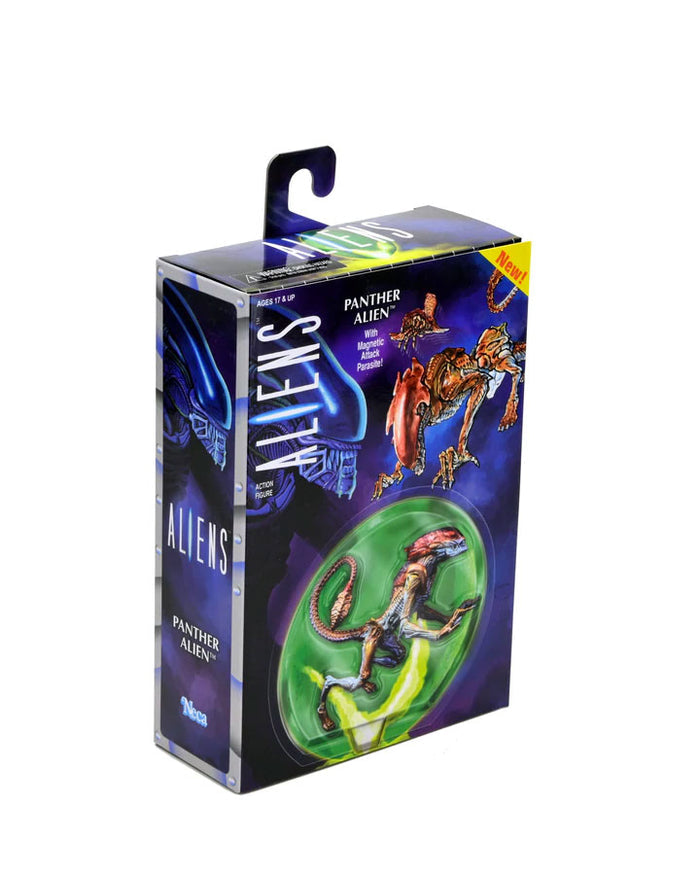 Aliens Panther Kenner Tribute Action Figure 7” Scale with Drone Black