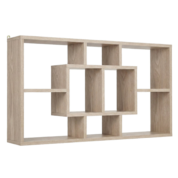Artiss Floating Wall Shelves Bookshelf Wood