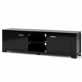 Artiss TV Cabinet Entertainment Unit 160cm Black Maxi