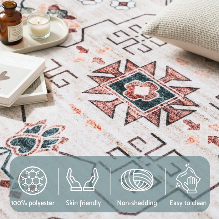 Artiss Washable Floor Rug 200x290cm Large Area Rug Modern Living Room Carpet