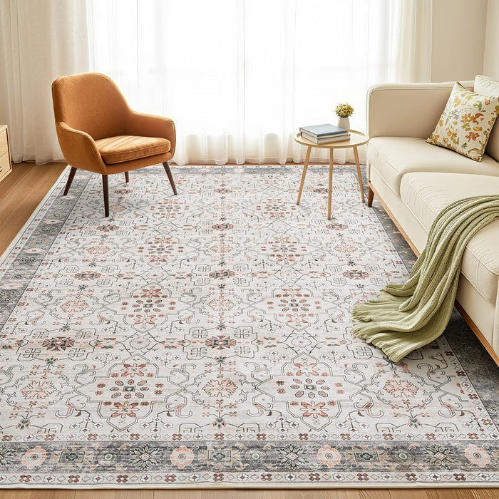 Artiss Washable Floor Rug 240X340cm Large Area Rug Modern Living Room Carpet