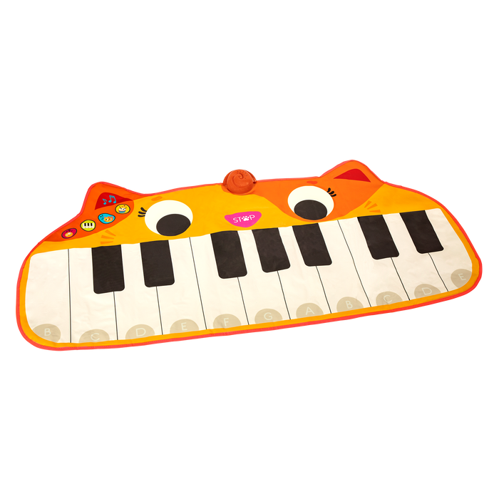Cat floor piano.