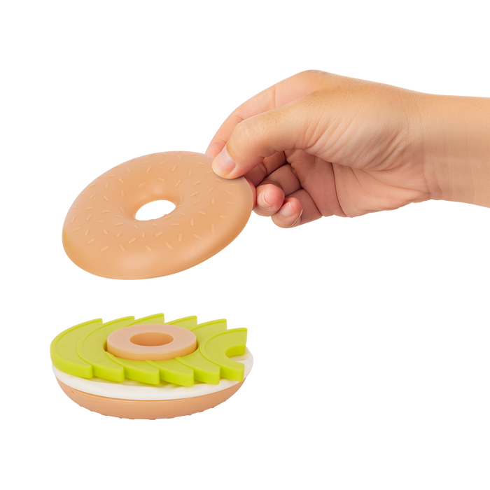 Mini chef pretend food playset breakfast toaster for toddlers