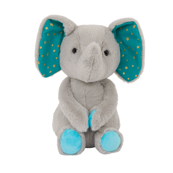 Grey plush elephant stuffed animal squishy