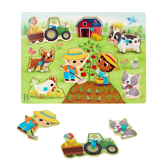 Farm peg puzzle.