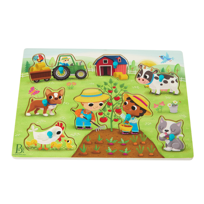 Farm peg puzzle.
