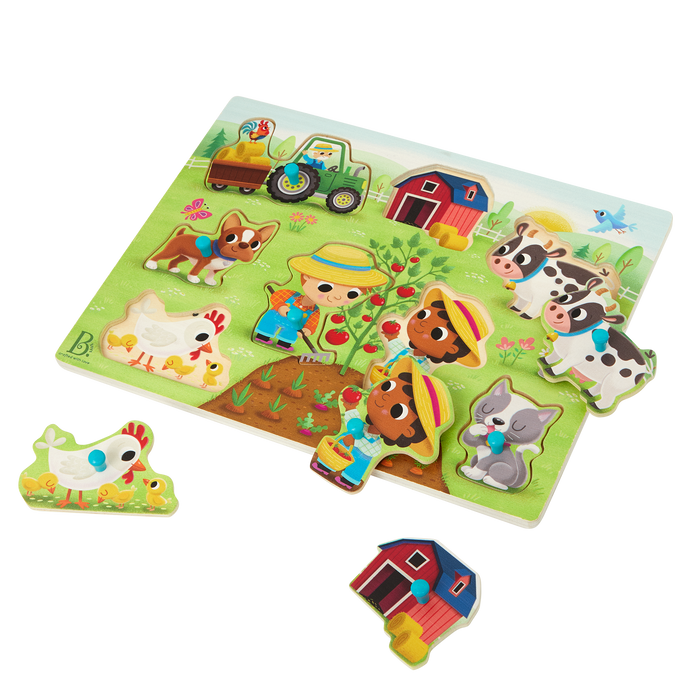 Farm peg puzzle.