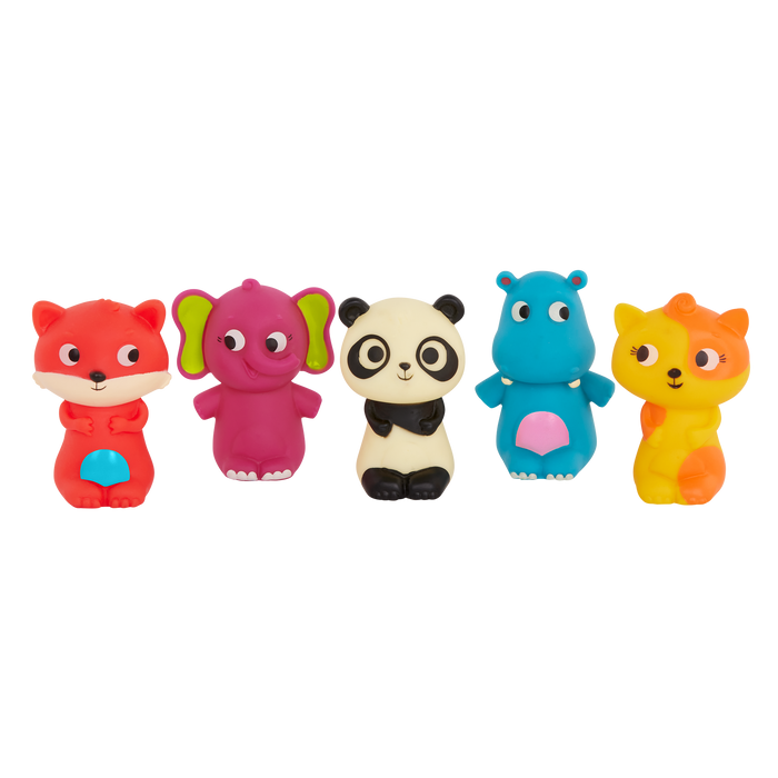 Animal finger puppets set for toddlers bath toy