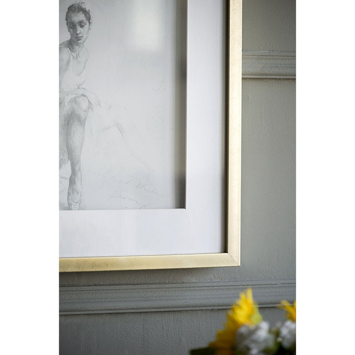 Ballerina Framed Prints Set of 2 Wall Art for Bedroom