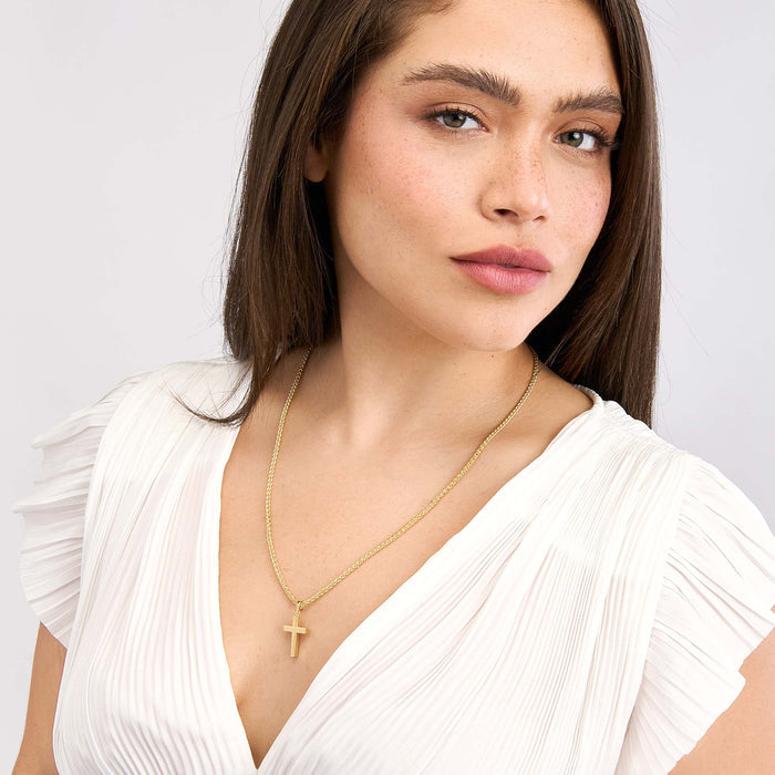 Bar Cross Pendant