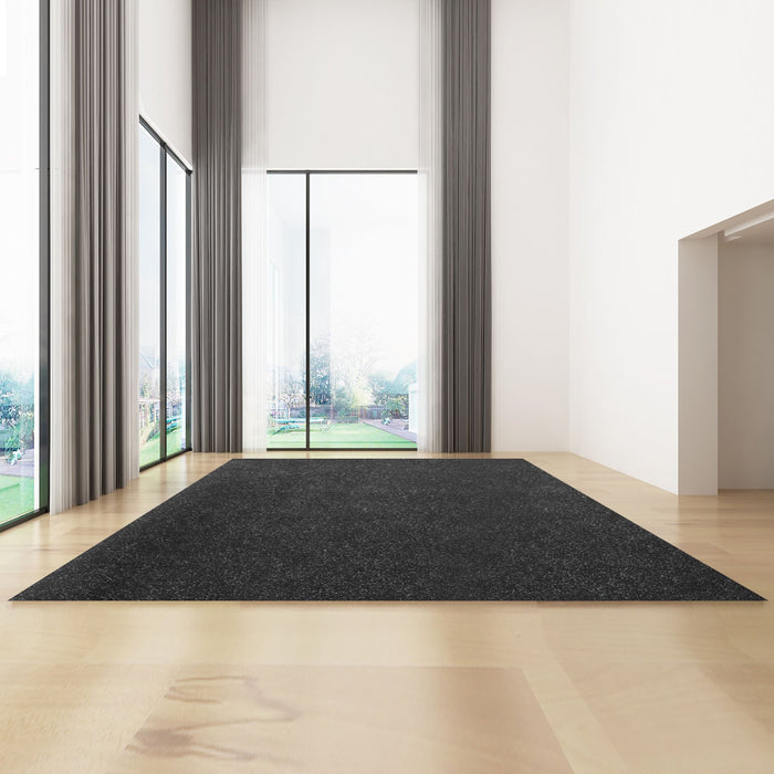 Bass Boat Carpet Cutpile Marine 6x13ft Charcoal Black Indoor Outdoor