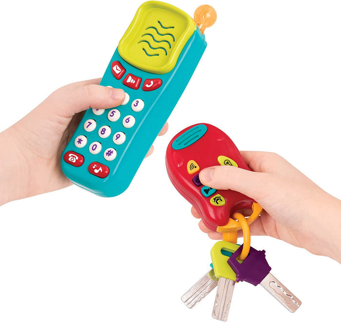 Battat - Combo Light and Sound Phone & Keys Set