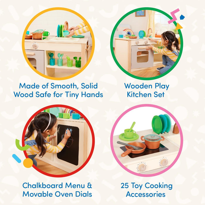 Battat - Two n' One Fun Cookin' Kitchen
