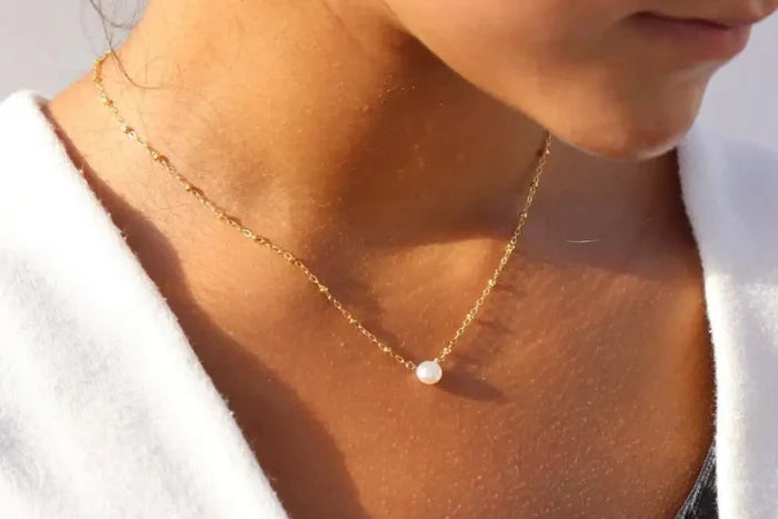 Beaded Pearl Necklace