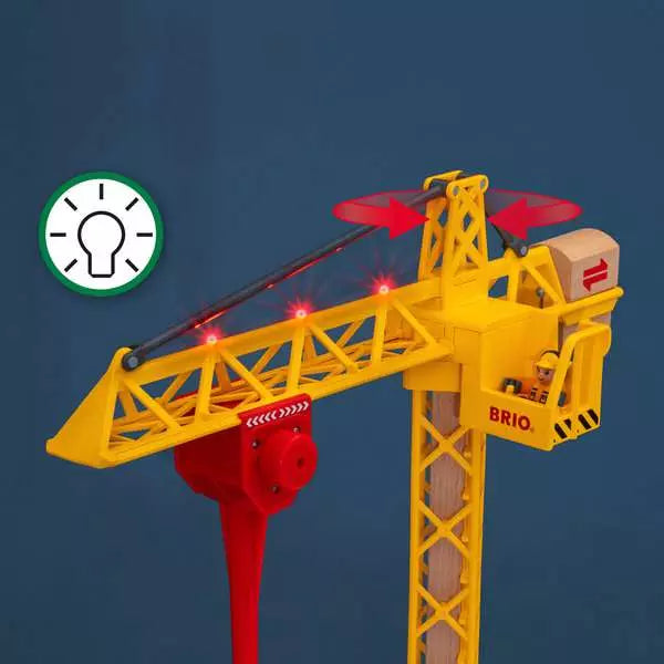 Brio - Construction Crane with Lights
