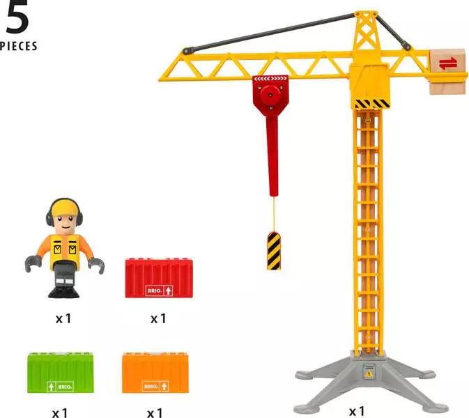 Brio - Construction Crane with Lights