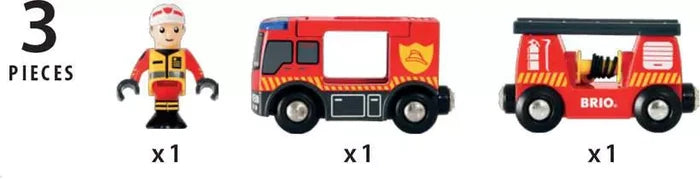 Brio - Emergency Fire Engine 3 pieces