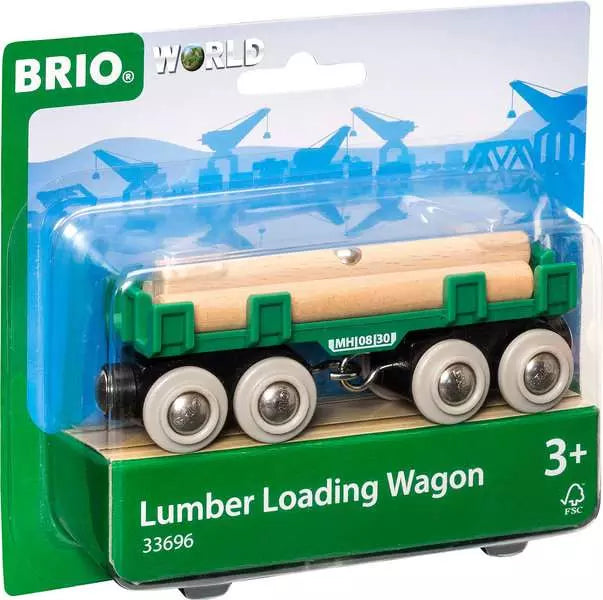 BRIO - Lumber Loading Wagon 4 pieces