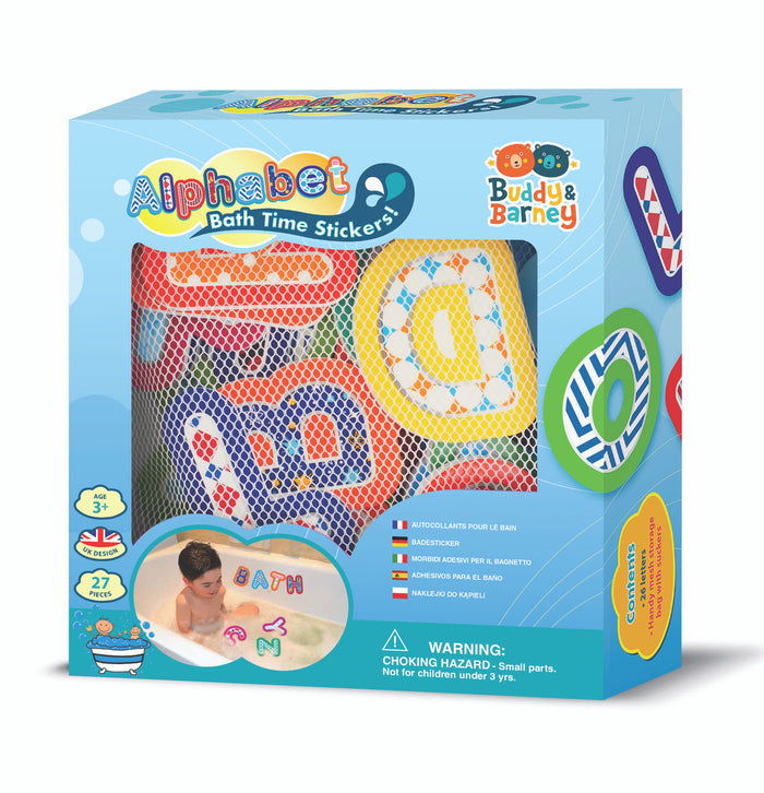 Buddy & Barney - Bath Time Stickers Alphabet
