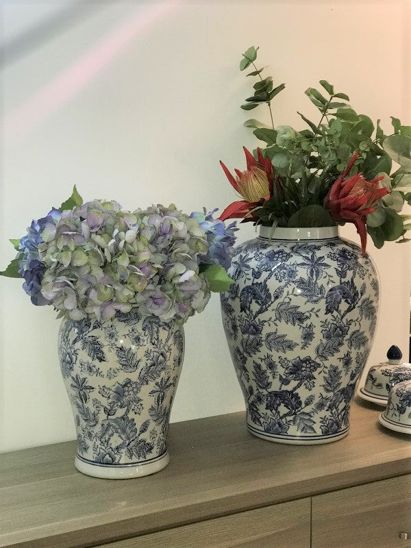 Chinoiserie Medium Porcelain Ginger Jar 45cm Chinese Style Home Decor