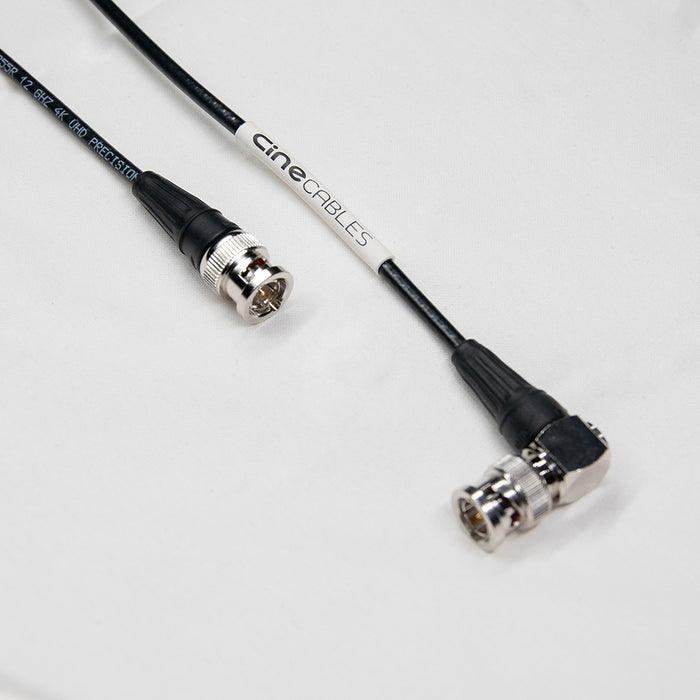 CineCables On-Camera 12G SDI Cable (Right Angle to Straight) - Voice and Video Sales