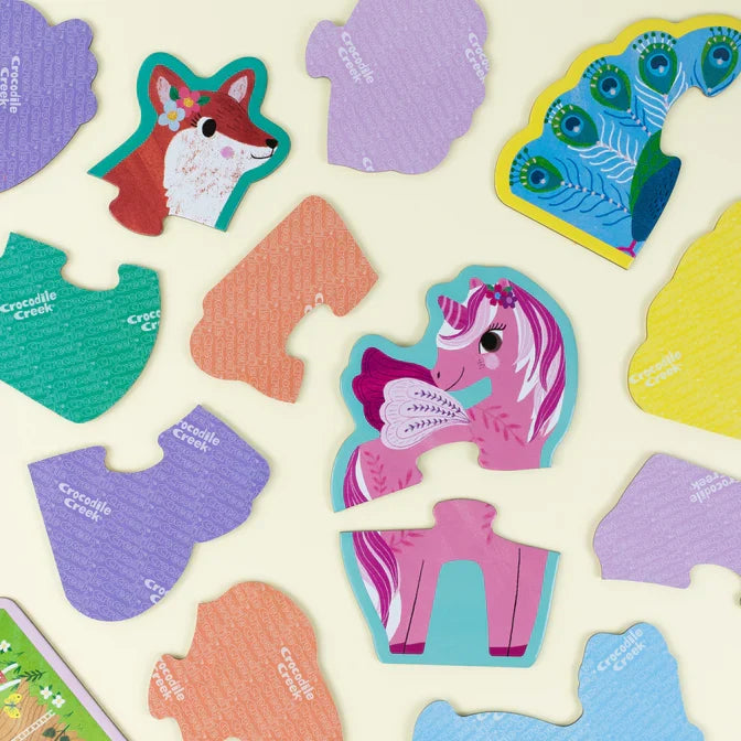 Crocodile Creek - Puzzle 10x2pcs - Lets Begin Unicorn