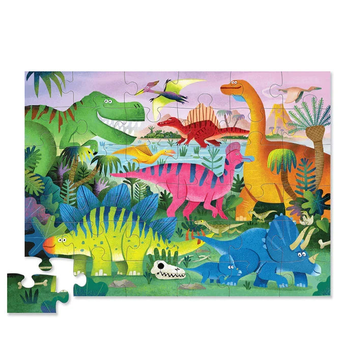 Crocodile Creek - Puzzle Floor 36pc Dino Land