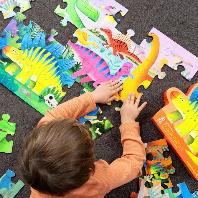 Crocodile Creek - Puzzle Floor 36pc Dino Land