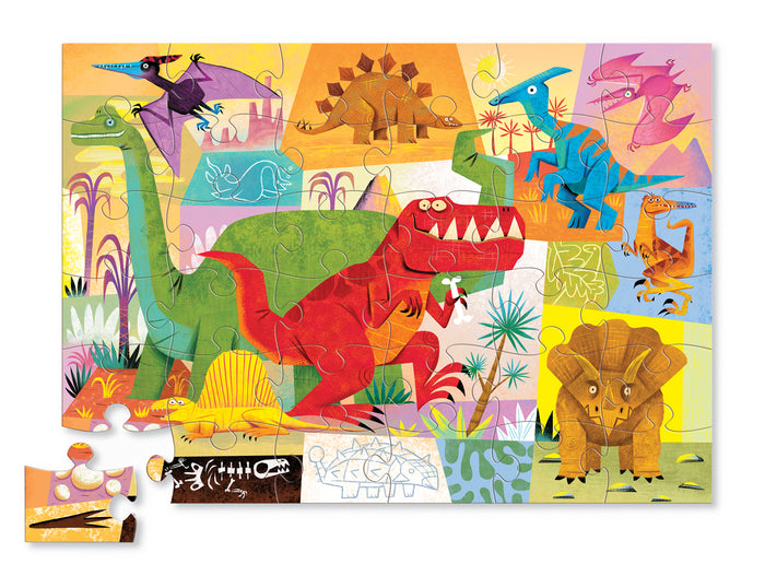 Crocodile Creek - Puzzle Floor 36pcs Dinosaur