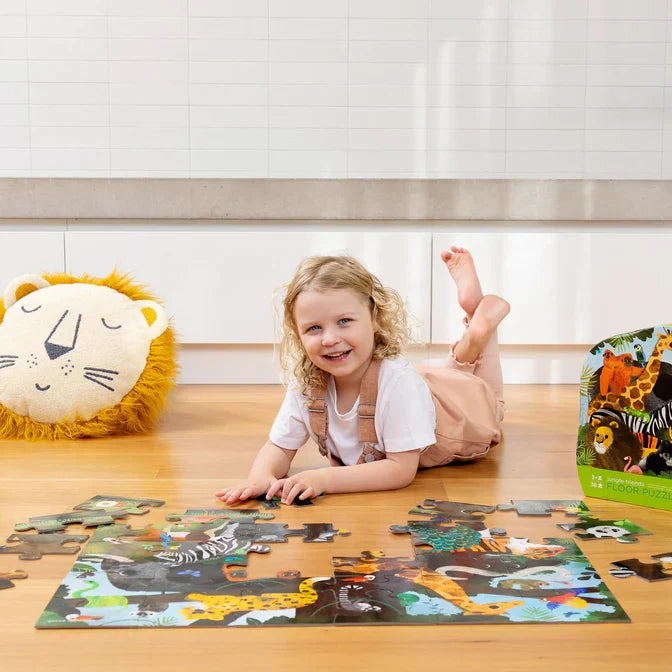 Crocodile Creek - Puzzle Floor 36pcs Jungle Friends