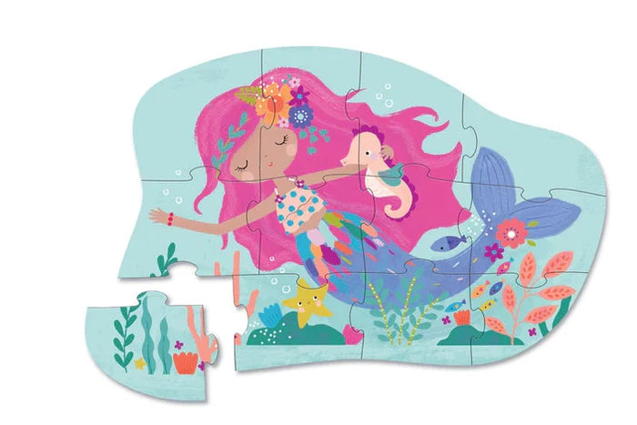 Crocodile Creek - Puzzle Mini 12pcs Mermaid Dreams