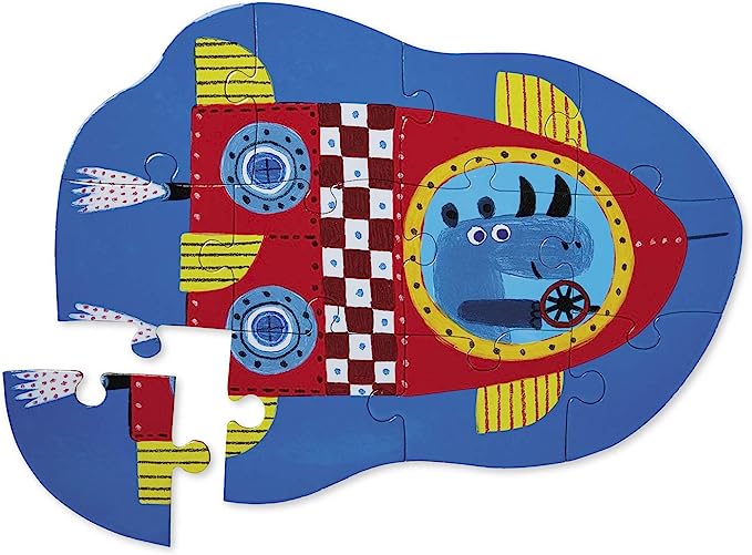 Crocodile Creek - Shaped Puzzle 12pce - Blast Off