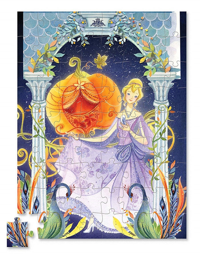 Crocodile Creek - Shaped Puzzle 72pcs - Cinderella Pumpkin