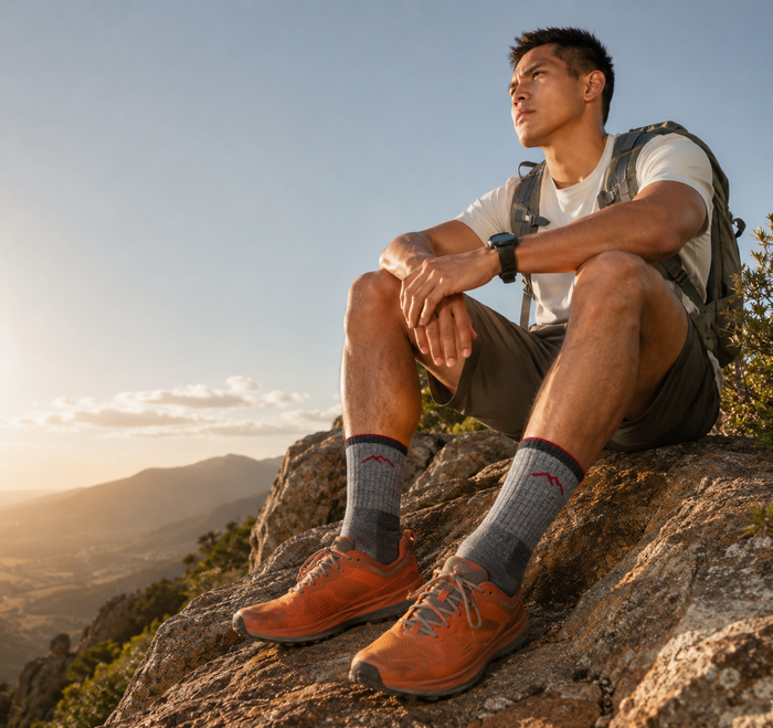Darn Tough Men's Hiker Micro Crew Midweight Hiking Socks