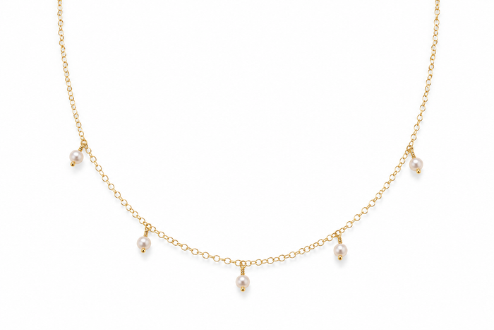 Delicate Pearl Necklace I Pearl Necklace
