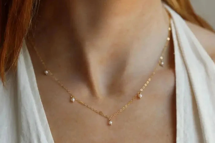 Delicate Pearl Necklace I Pearl Necklace