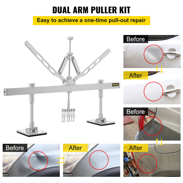 Dent Pull Lever Bar Kit 43INCH/1100MM for Aluminum & Steel Dent Pulling
