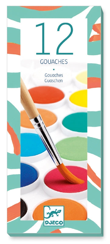 Djeco - 12 Colour Palette Classic