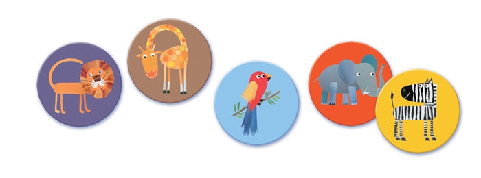 Djeco - 30 piece Jungle Memory Game